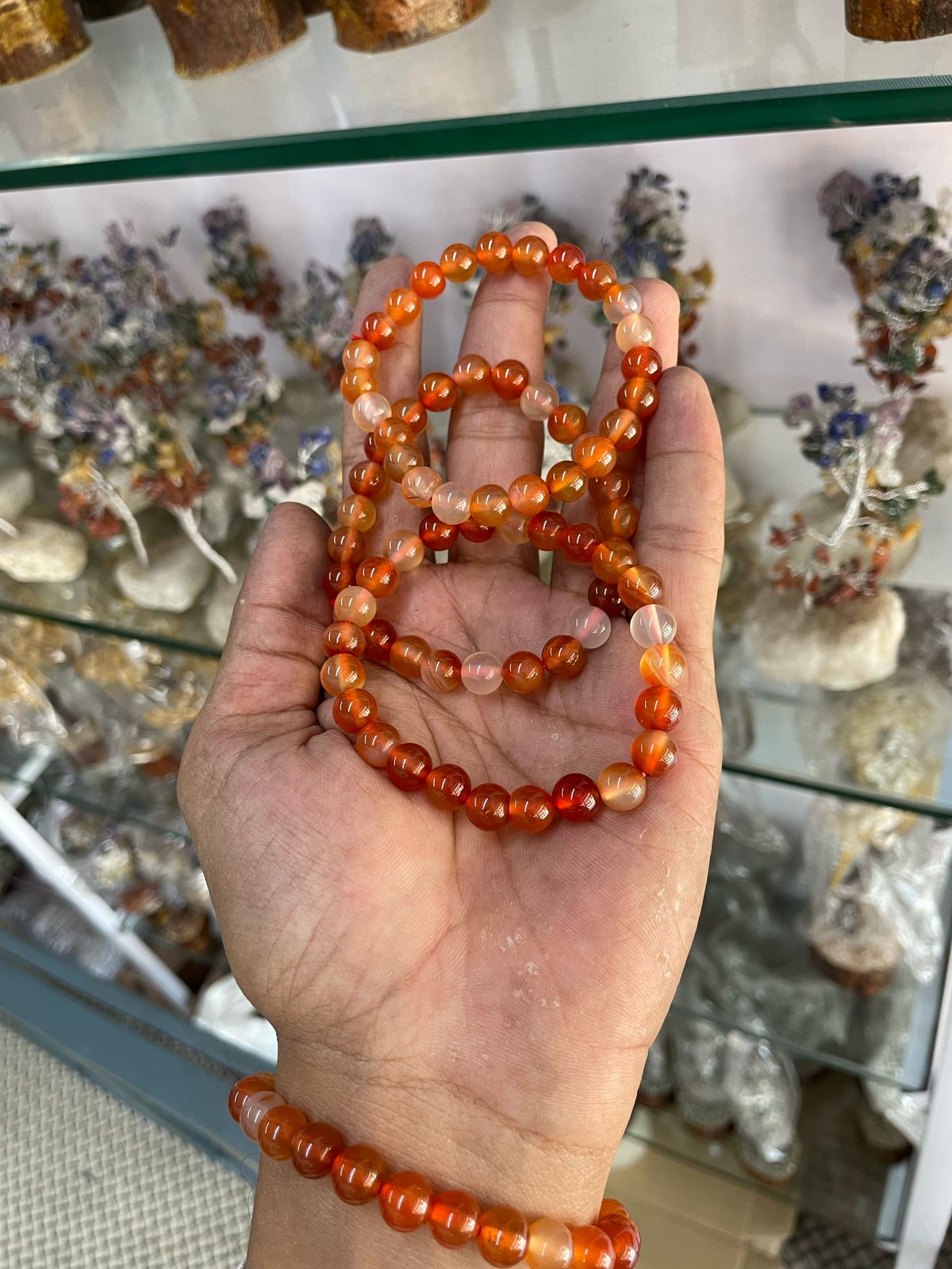 Red Carnelian Bracelet 8mm