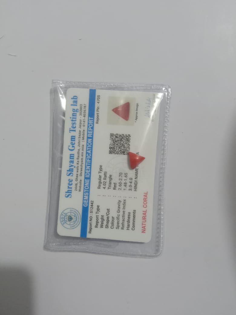 Italian Red Coral (Moonga)