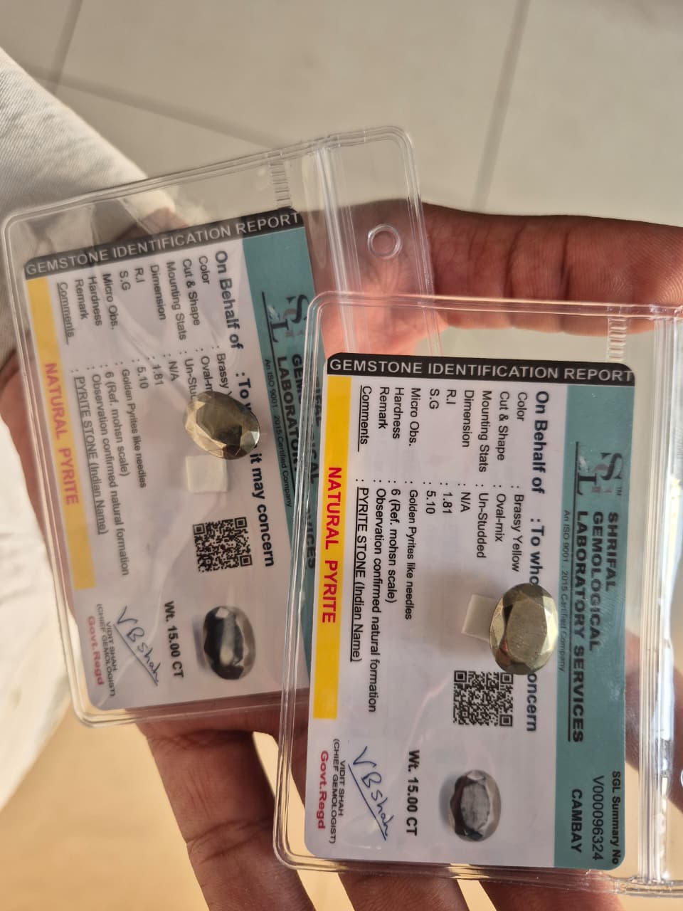 Pyrite Oval Cut & Polished Gemstone