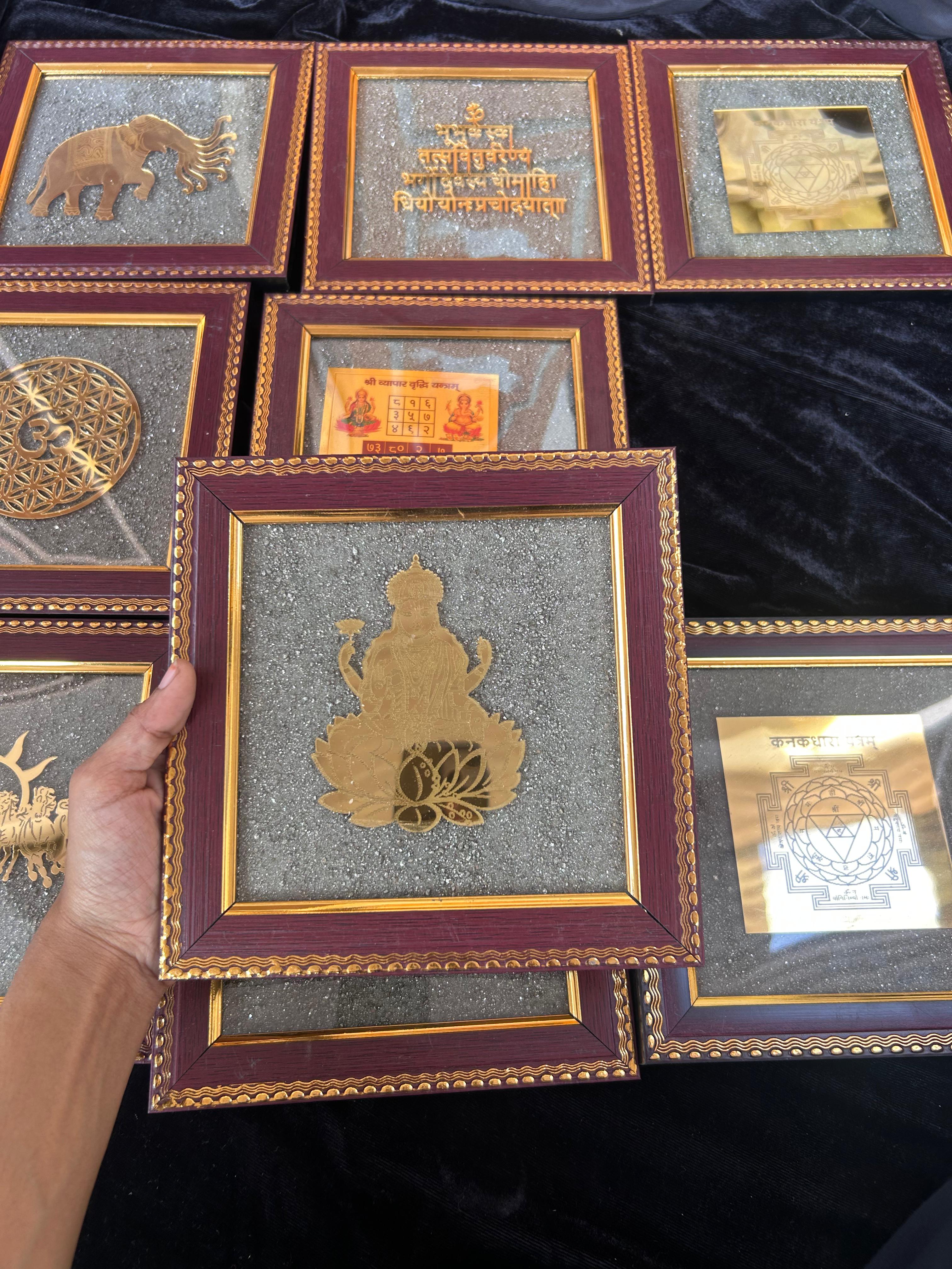 Laxmi Art Pyrite Dust Frame